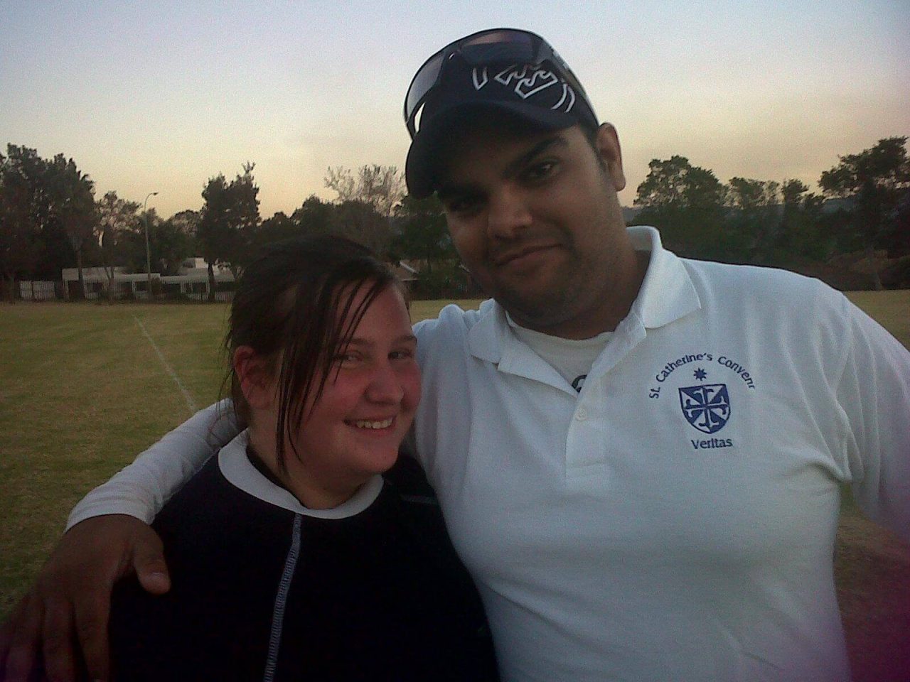 Hockey Coach Rishaan Govind after winning District Final. St Catherines Convent 1st XI Hockey
